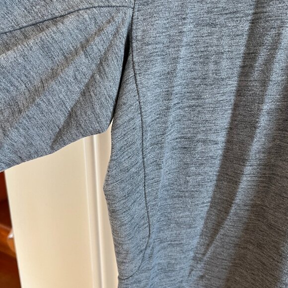 Lululemon Men's Surge Warm 1/2 Zip Heather Grey - Picture 7 of 7